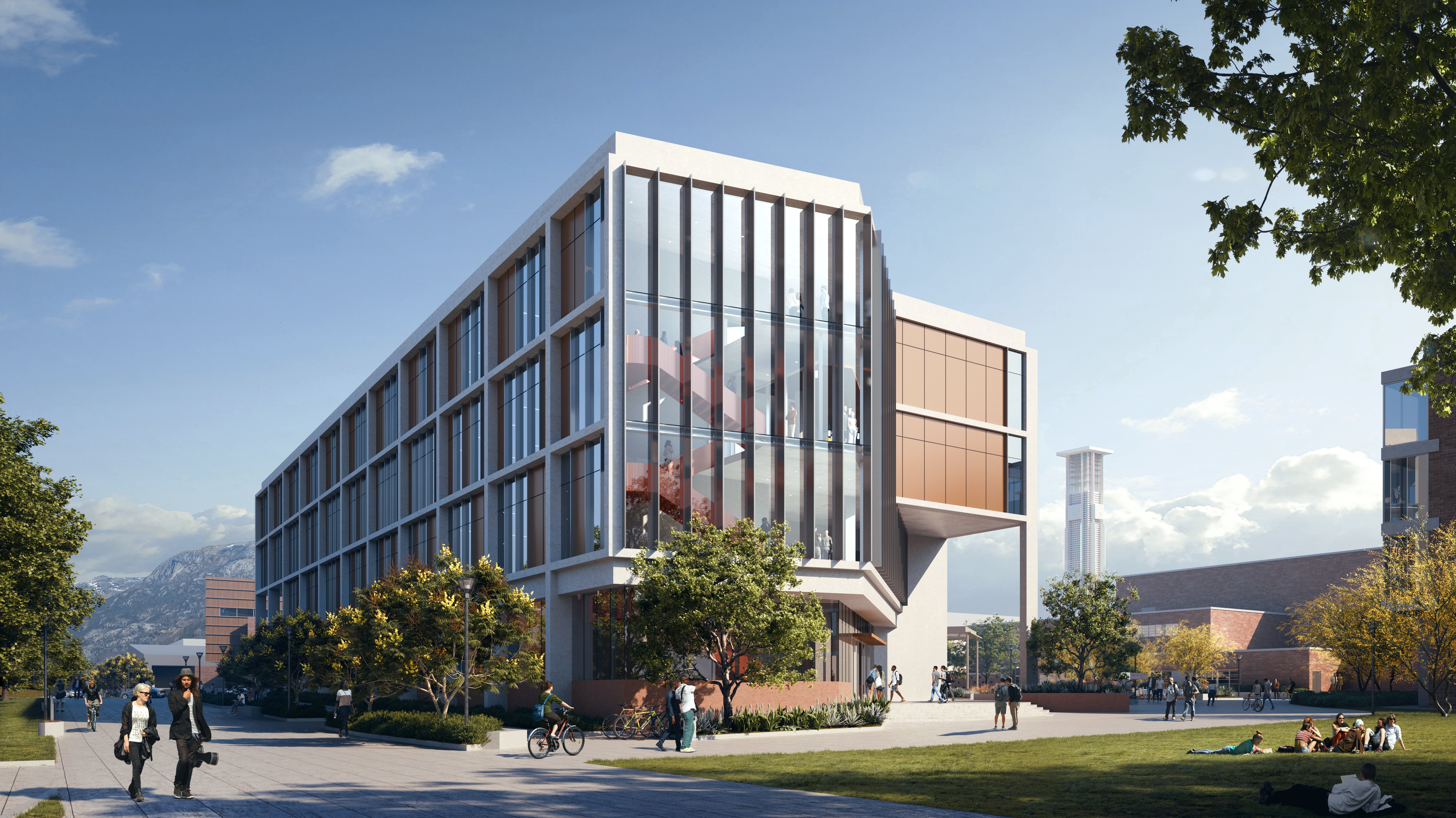 Rendering of the Undergraduate Teaching and Learning Facility (UTLF) 
